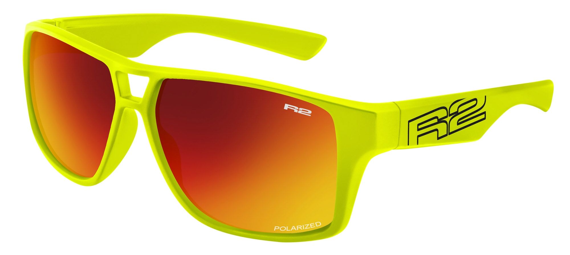 R2 Master sportsbrille gul/rød AT086K UTSTYR Beskyttelse Sykkelbriller