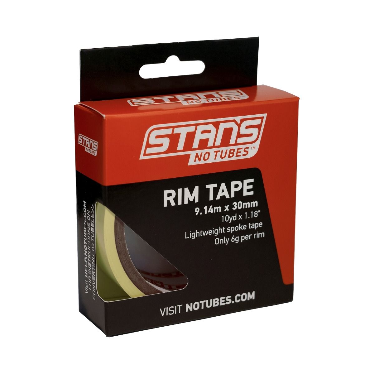 Stans No Tubes Rim Tape, tubeless felgtape 30 mm DELER Hjul Terrenghjul