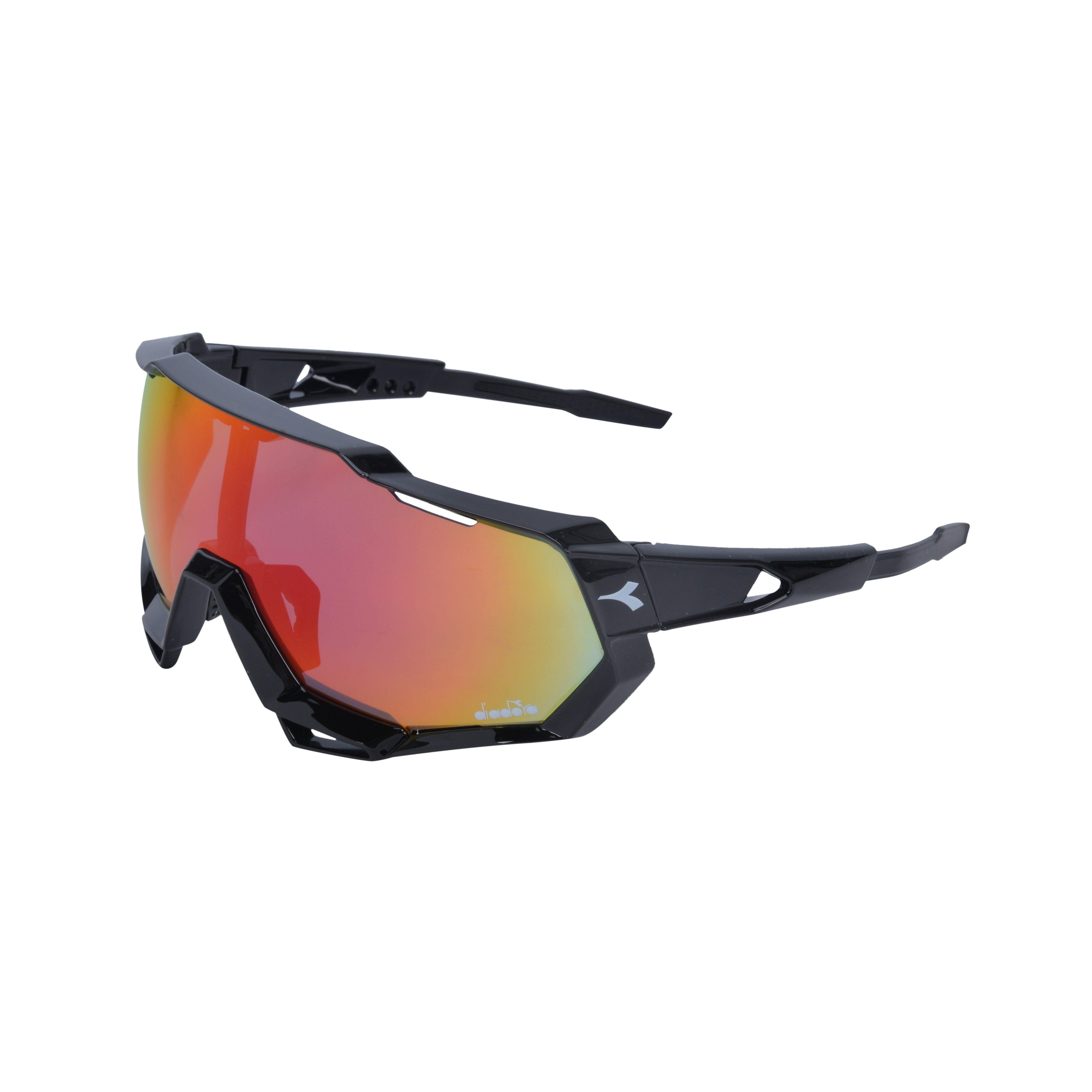 Diadora Brille ultrasport sort/sort UTSTYR Beskyttelse Sykkelbriller