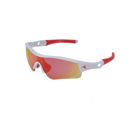 Diadora Multisport brille, hvit/rød