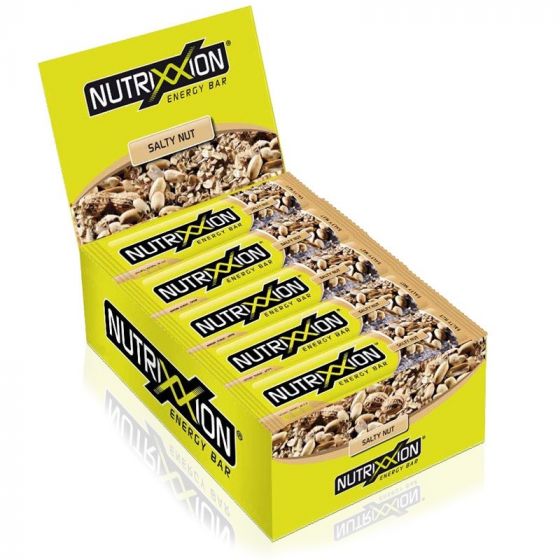 Nutrixxion Bar Salt Nøtt 55g - 25 pakk, , Nutrixxion