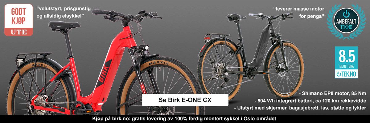 Birk E-ONE CX - anbefalt av tek.no