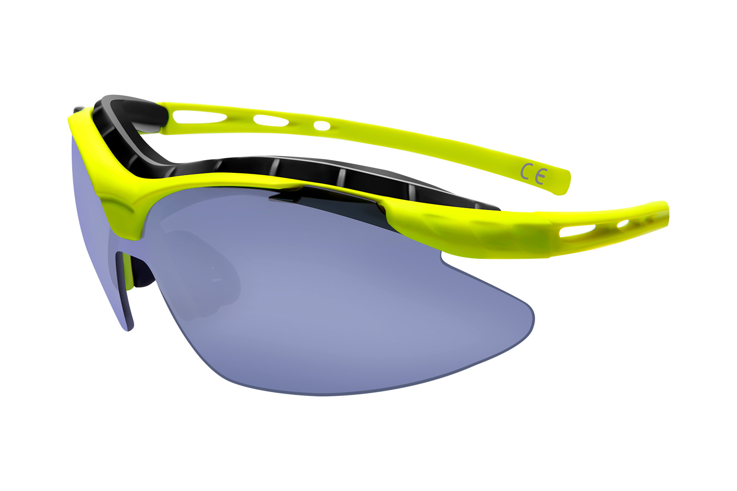 Birk Wind, sportsbrille, neon